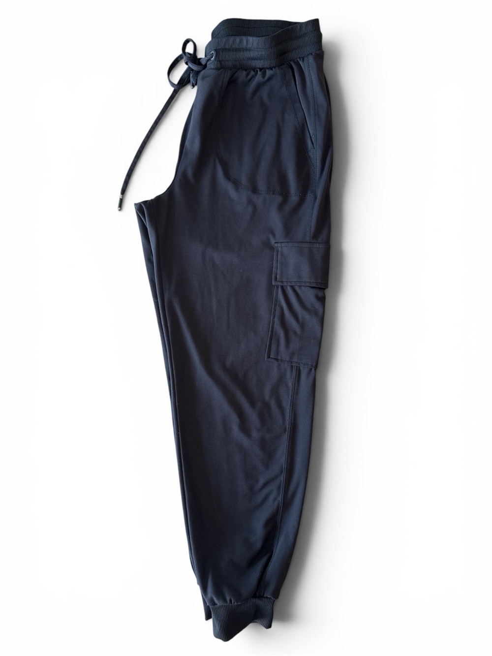 Rachel Zoe Relaxed Fit Mid Rise Black Cargo Joggers - Women’s Medium - Picture 4 of 7
